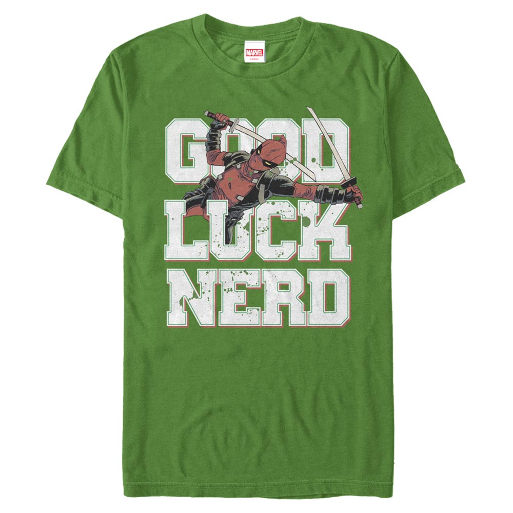 Men's Marvel Good Luck Nerd T-Shirt