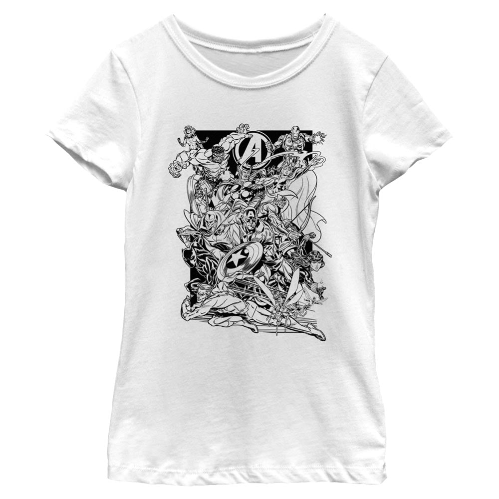 Girl's Marvel Avengers Classic No Filler T-Shirt