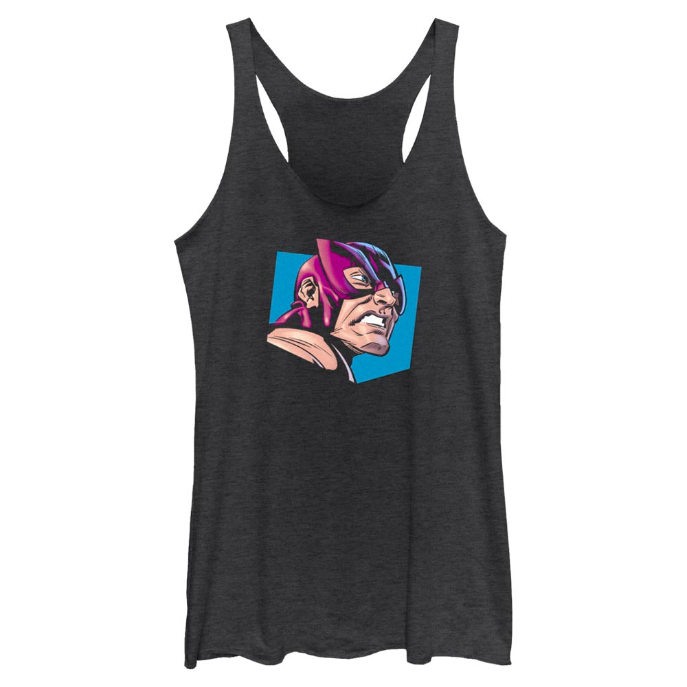 Junior's Marvel Avengers Classic Hawkeye CoseUp Tank Top